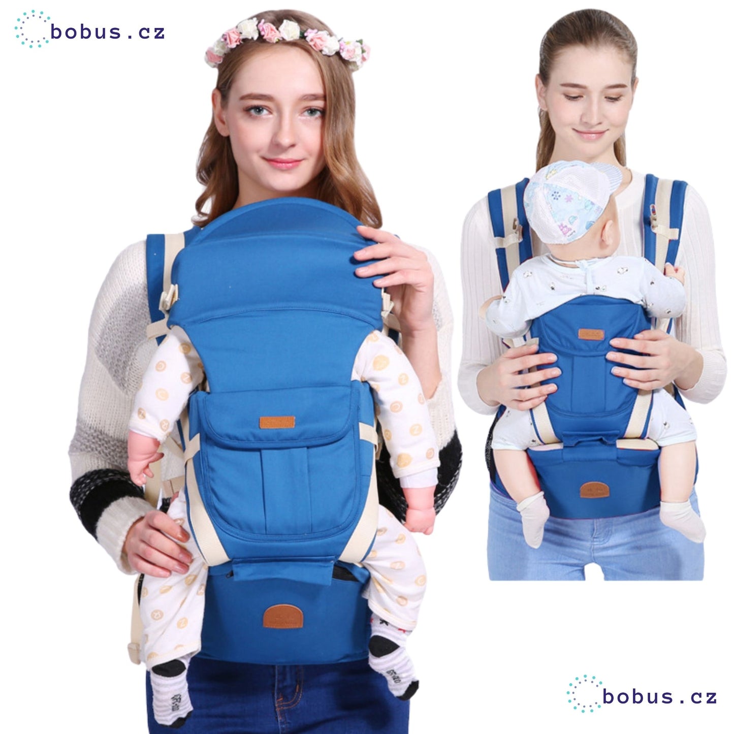 Multifunctional ergonomic baby carrier 3 in 1