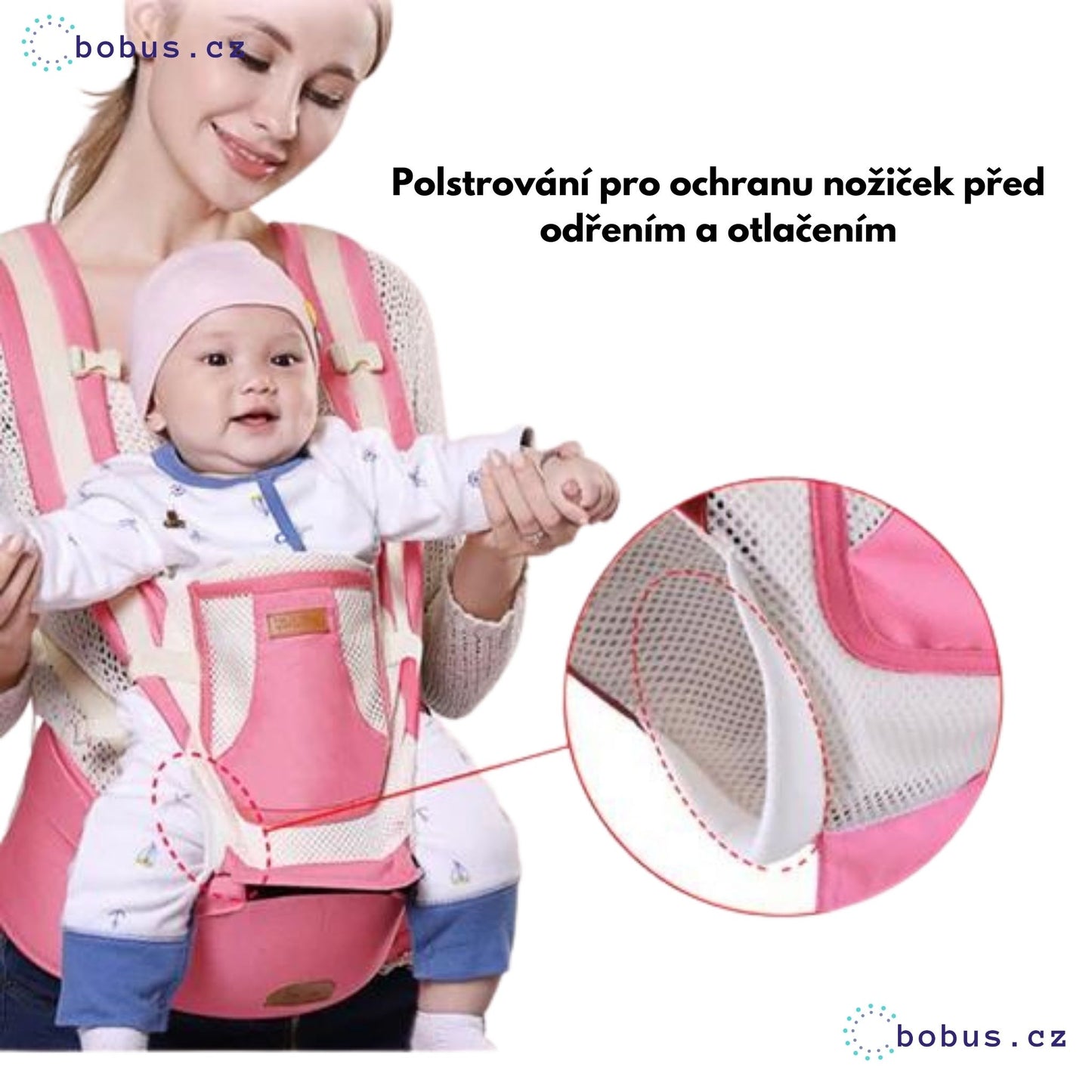 Multifunctional ergonomic baby carrier 3 in 1