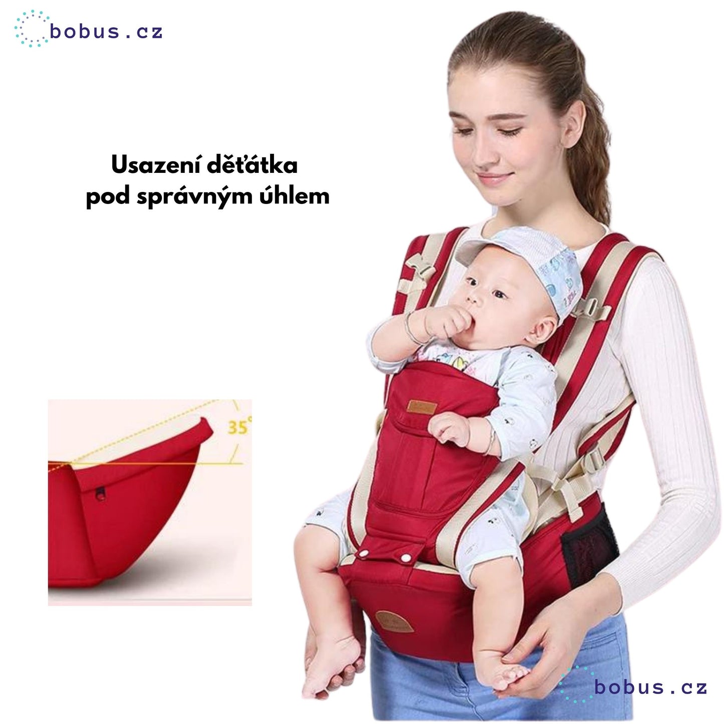 Multifunctional ergonomic baby carrier 3 in 1