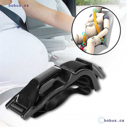 Car seat belt adapter for pregnant women