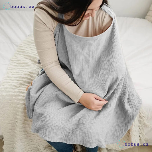 Breathable nursing scarf